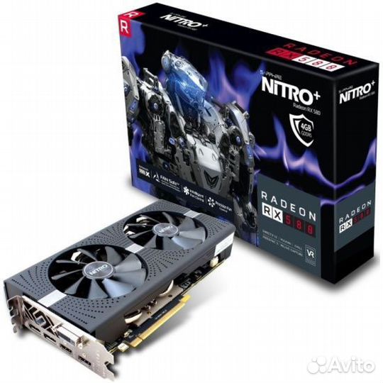 Sapphire rx 580 8gb nitro black edition