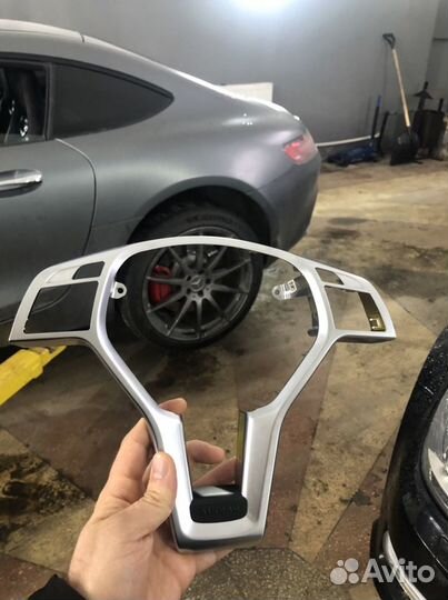 Накладка на руль mercedes w204