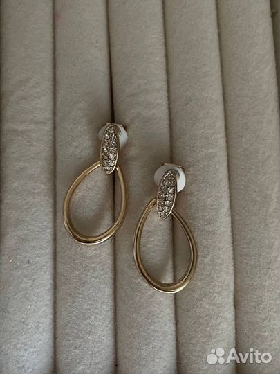 Серьги и клипсы под винтаж, новые