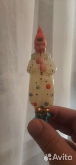 Елочные игрушки на прищепке. 50годы