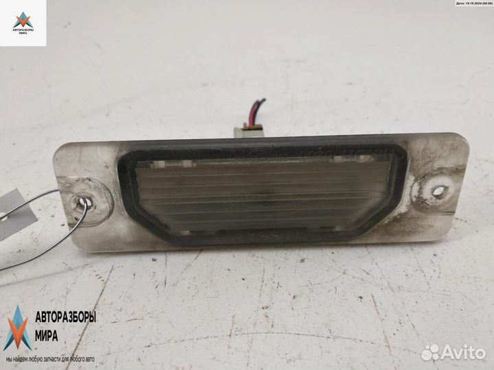 Подсветка номера Nissan Almera N16 рест. 2006