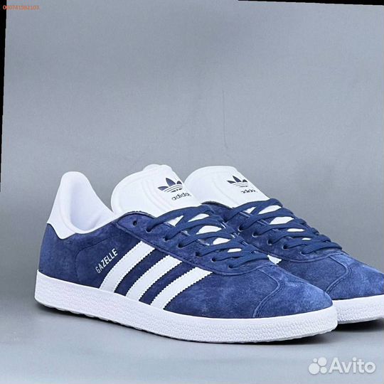 Кроссовки Adidas Gazelle Blue (Арт.41783)