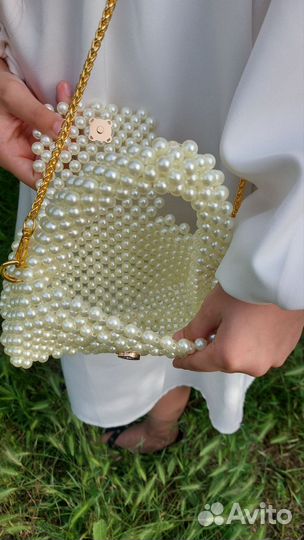 Сумка из бусин ручной работы