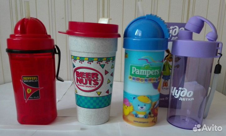 Новые бутылки для воды разные Новый поильник