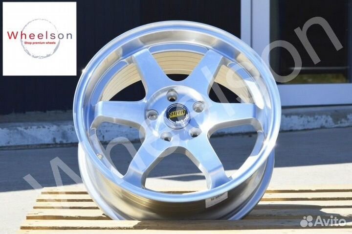 Диски R17 Volk Racing TE37SL Style 5/114.3 Silver