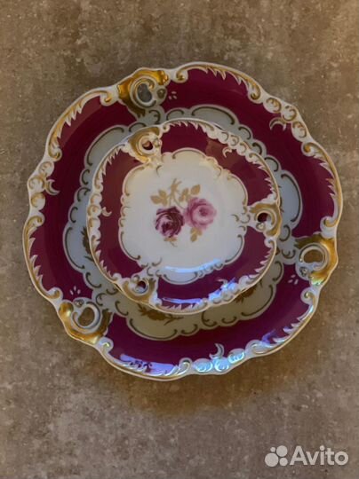 Германия W 1764 handarbeit cobalt