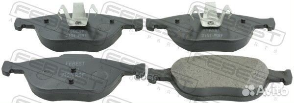Колодки тормозные дисковые 2101-RSF Febest