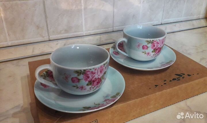 Набор из 2-х чайных пар Walmer