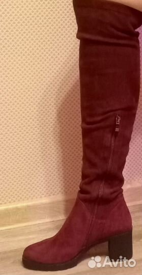 Ботфорты натуральная замша 39 размер