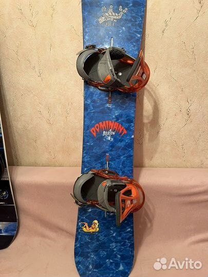 Сноуборд Burton Dominant, крепления Burton Castom