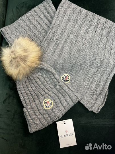 Шапка и шарф Moncler детская