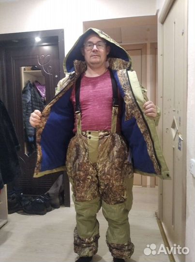 Утеплённый костюм для охоты и рыбалки