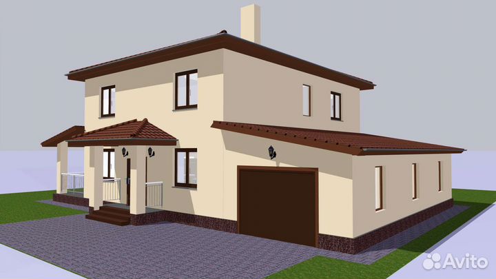 Проектирование дома, 3D модель