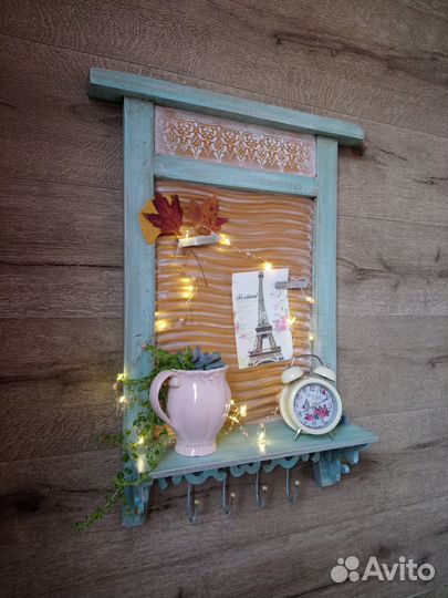 Органайзер настенный с полочкой, стиральная доска