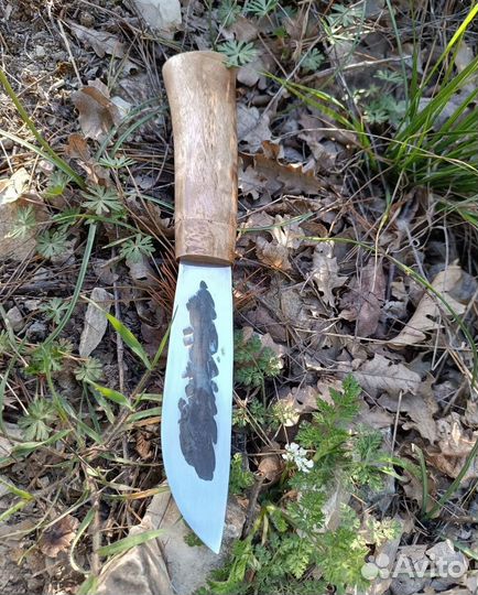 Нож ручной работы якутский