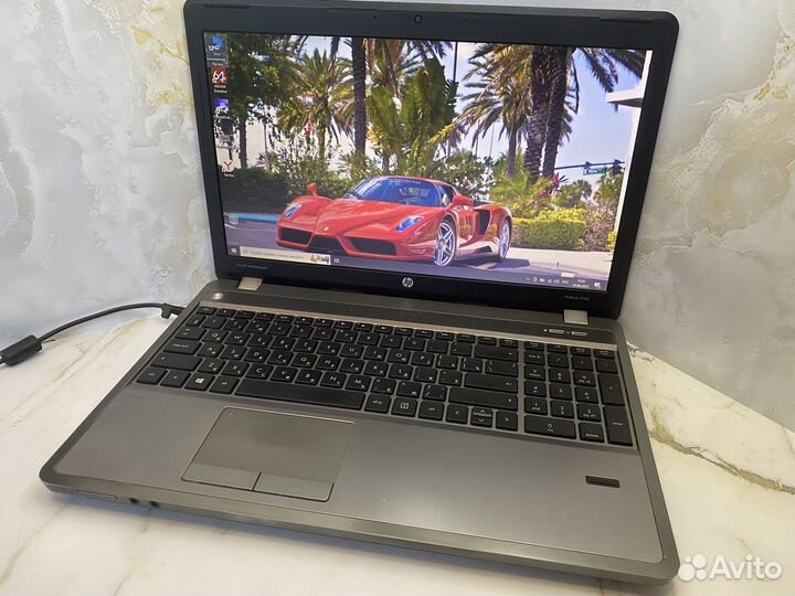 Шустрый ноутбук HP i5/6Gb/SSD+HHD