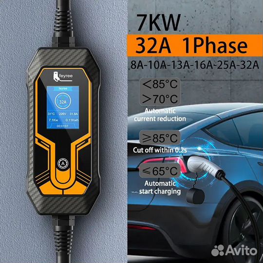 Комплект для зарядки Tesla USA 8-32A