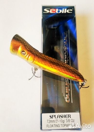 Воблер поппер sebile splasher 72
