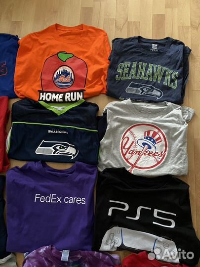 Футболки NFL Giants Yankees Mets Seahawksи другие