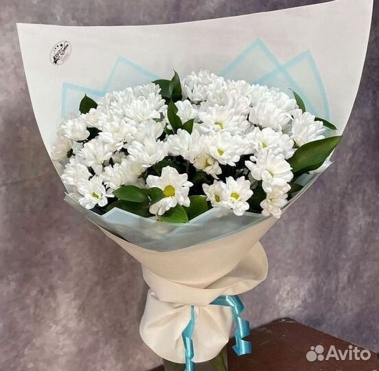 Букет цветов с Хризантемами