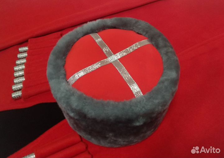 Кубанка из серого мутона Заваленко