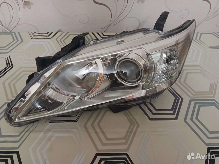 Фара левая с линзой, Toyota Camry(xv50, 2011-2016)