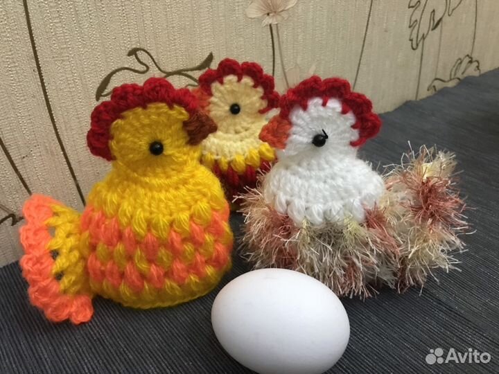 Пасхальные курочки цыплята. Ручная работа