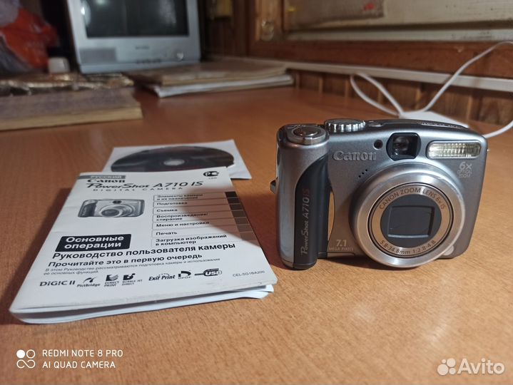 Фотоаппарат Canon Powershot A710 is