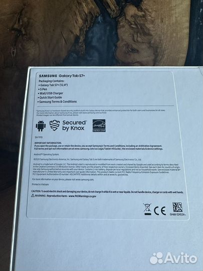Планшет Samsung Galaxy Tab S7 + plus новый