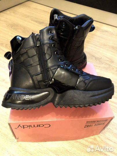 Ботинки демисезонные для девочки 37,5 размер