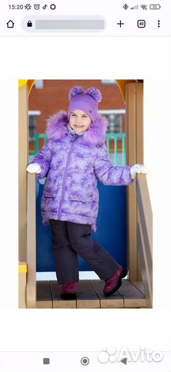 Зимний комплект для девочки 110