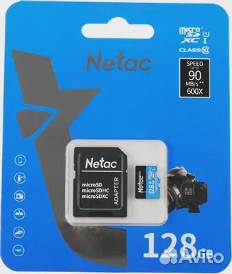 Карта памяти Netac NT02P500STN-128G-R
