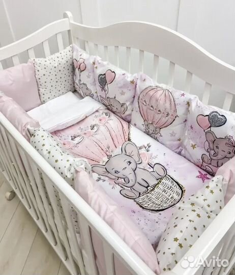 Бортики в кроватку