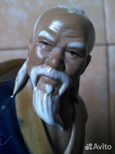 Китай шиваньская обливная керамика рыбак