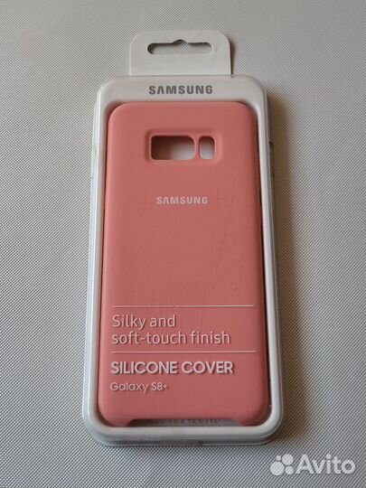 Чехол Silicone Cover на Samsung S8+ оригинал