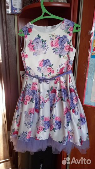 Платье для девочки на рост 140 146 нарядное