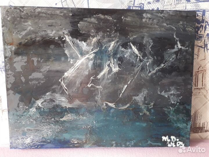 Картина маслом на холсте пейзаж