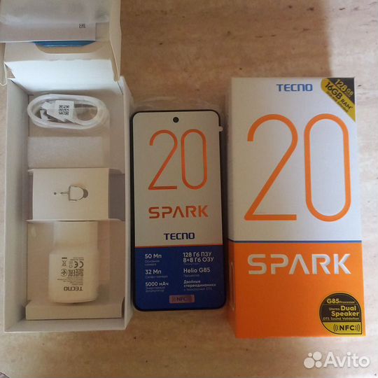 TECNO Spark 20, 8/128 ГБ