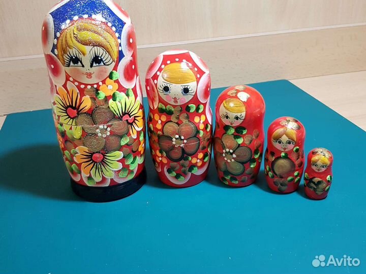 Матрешка большая 18 см 5 шт