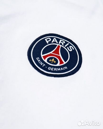 Футболка Nike с логотипом Paris Saint-Germain (21037363) (Белый, L)