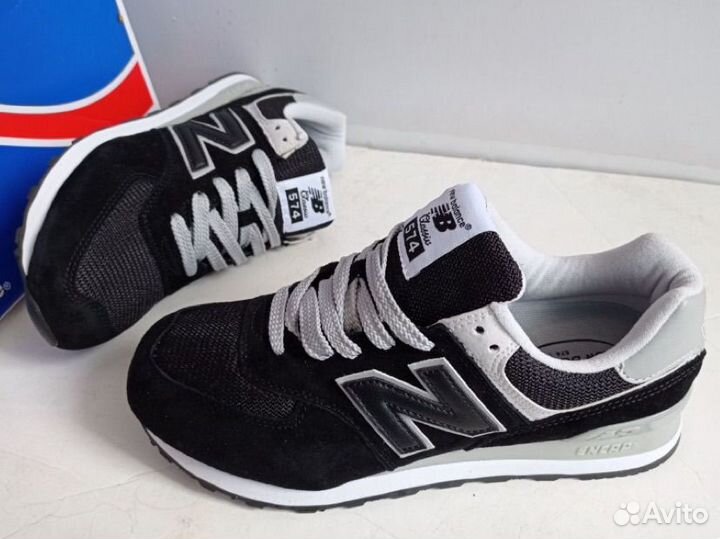 Кроссовки New Balance 574 черные мужские