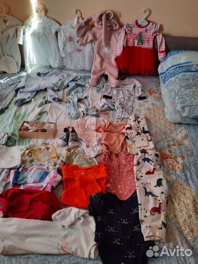 Детские вещи пакетом от рождения и до года