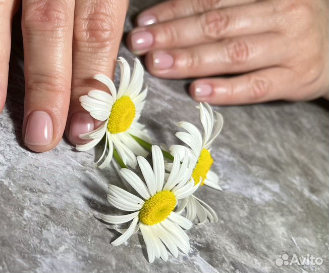 Комби- маникюр, гель лак