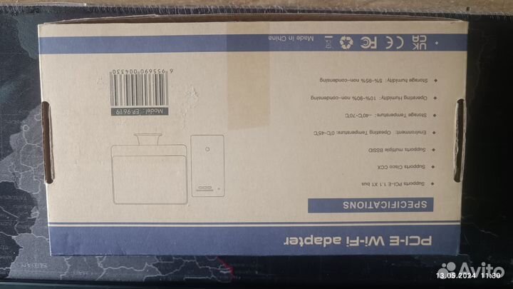 Wifi bluetooth адаптер pci