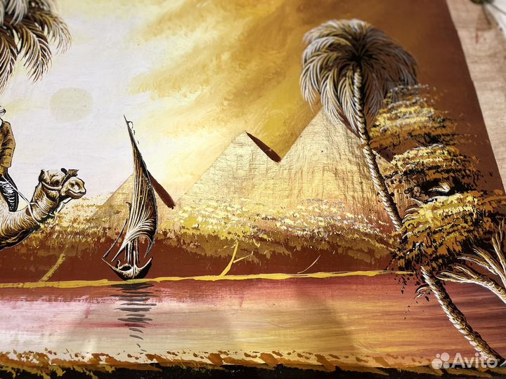 Картина на папирусе из Египта