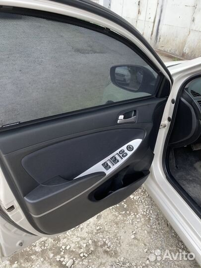 Каркасные шторки Hyundai Solaris