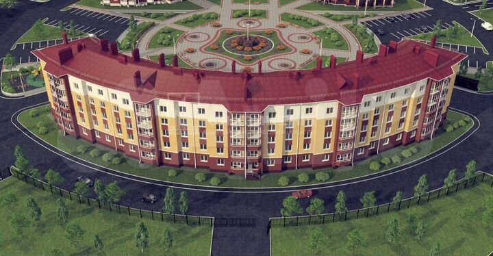 1-к. квартира, 42,9 м², 3/5 эт.