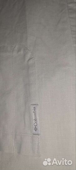 Мужская рубашка columbia 56 58 Лен