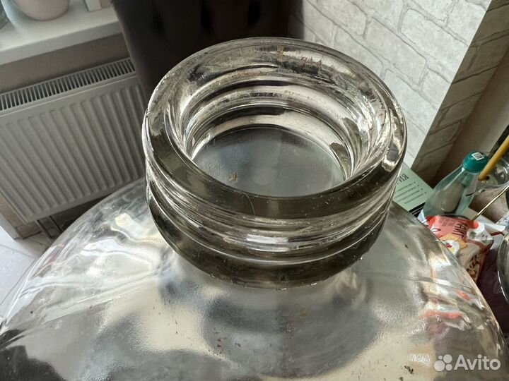 Бутылка стеклянная 50 литров