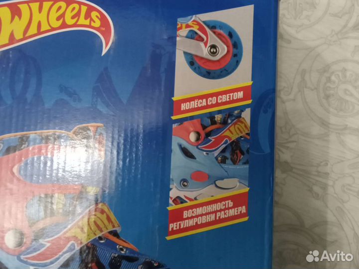 Роликовые коньки детские раздвижные